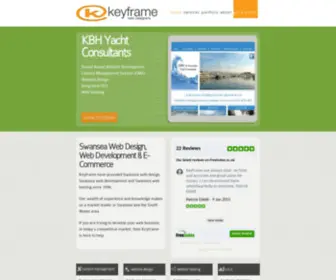 Keyframe.net(Swansea Web Design) Screenshot