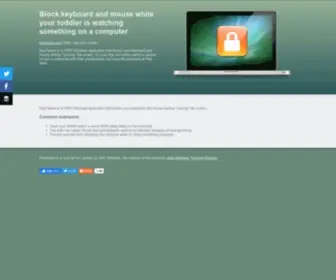 Keyfreeze.com(Block keyboard & mouse in Windows) Screenshot