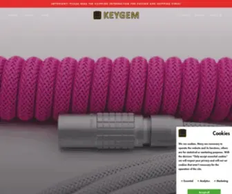 Keygem.store(Mechanical Keyboard Store) Screenshot