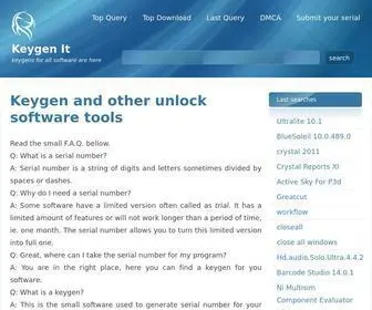 Keygenit.net(Find and download keygens) Screenshot