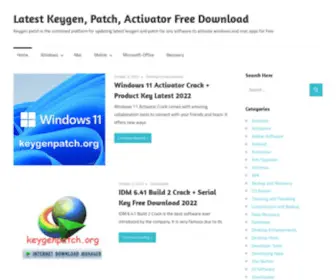 Keygenpatch.org(Keygen patch) Screenshot