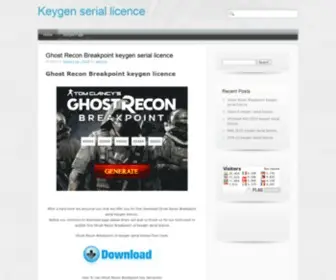 Keygenseriallicence.com(Keygen serial licence) Screenshot