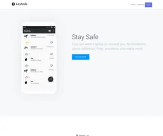 Keyholeapp.com(Stay Safe) Screenshot