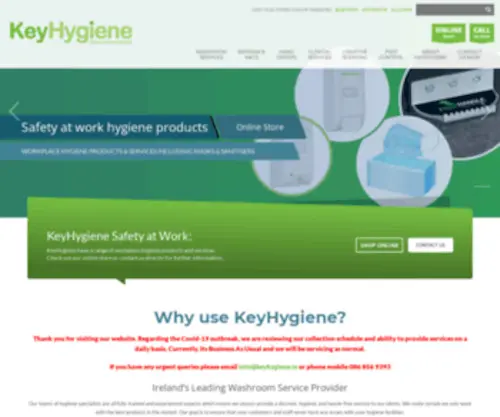 Keyhygiene.ie(Descriptions) Screenshot