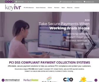 Keyivr.co.uk(Secure payment solutions to help you achieve PCI Compliance) Screenshot