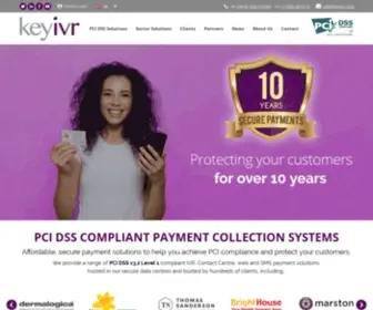 Keyivr.com(PCI Compliant Payment Solutions & Agent Assisted Payments) Screenshot