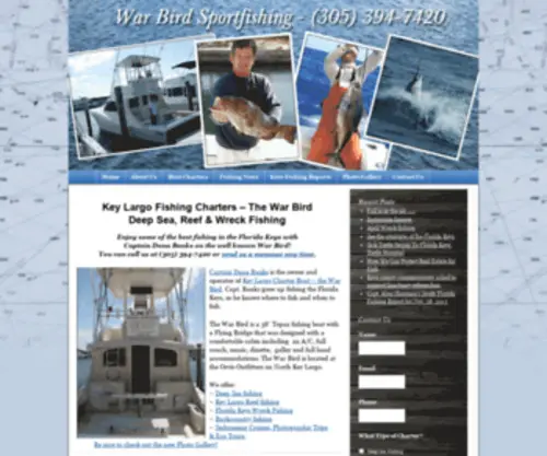 Keylargo-Fishing.com(Key Largo Fishing) Screenshot