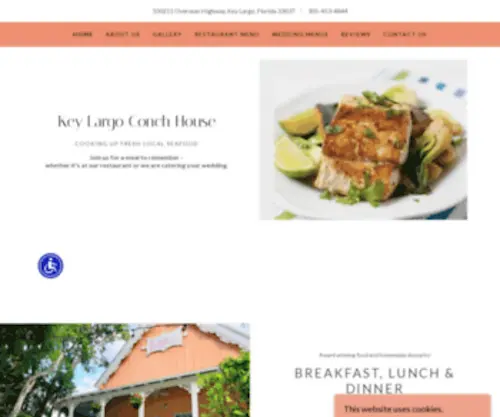 Keylargoconchhouse.com(Key Largo's Conch House) Screenshot