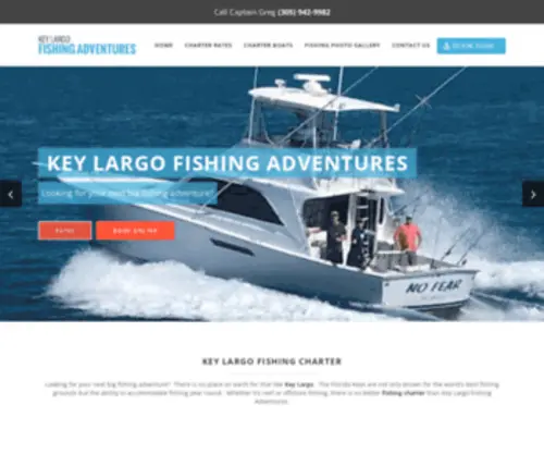 Keylargofishingadventures.com(Key Largo Fishing Adventures) Screenshot