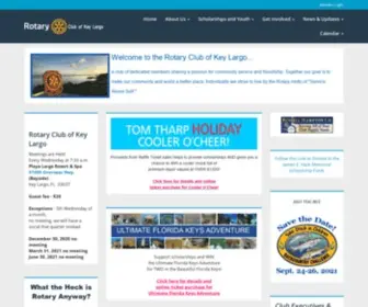 Keylargorotary.org(Rotary Club of Key Largo) Screenshot