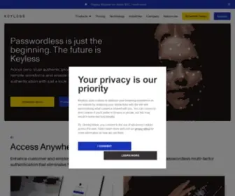 Keyless.io(Zero-Trust Passwordless Authentication) Screenshot