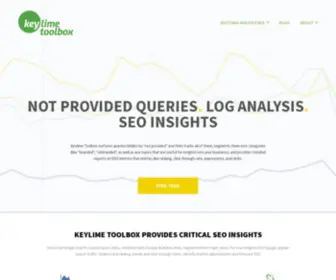 Keylimetoolbox.com(Critical SEO Metrics from Your Audience Traffic) Screenshot