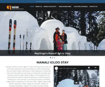 Keylinga.com(Manali Igloo Stay) Screenshot