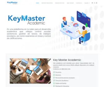 Keymasteracademic.com(Key Master Academic) Screenshot