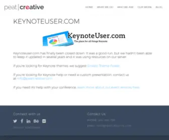 Keynoteuser.com(Keynote Themes) Screenshot