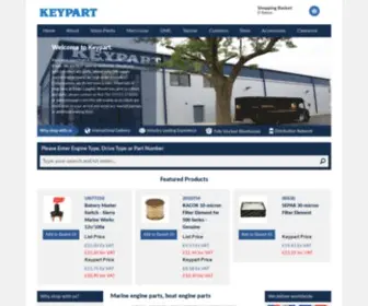 Keypart.com(Marine engine parts) Screenshot