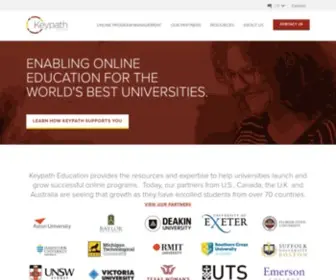 Keypathedu.com(Online Program Management & Student Enrollment Services) Screenshot