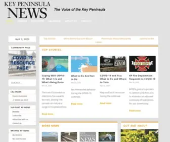 Keypennews.com(Key Peninsula News) Screenshot