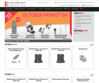 Keyprint.co.uk(Keyprint Security Ltd) Screenshot