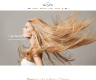 Keyracolors.com(Keyra Colors) Screenshot