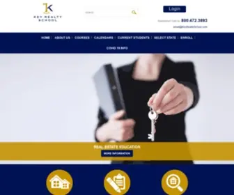 Keyrealtyschool.com(Official Key Realty School Site) Screenshot