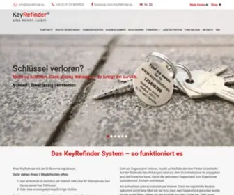 Keyrefinder.eu(Keyrefinder Startseite) Screenshot