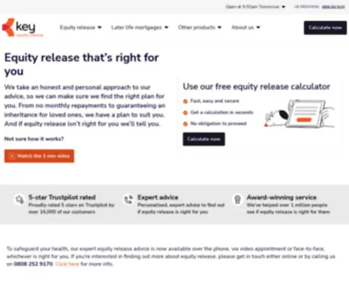 Keyretirement.co.uk(keyretirement) Screenshot