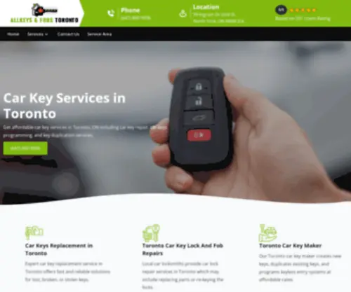 Keys4Cars.ca(Car Key Services Toronto) Screenshot