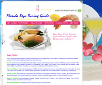 Keysdining.com(Florida Keys Dining Guide) Screenshot