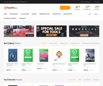Keysfan.com(World Best Game & Software Digital Key Marketplace) Screenshot