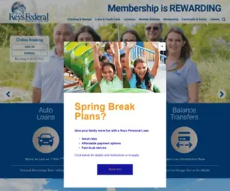 Keysfcu.org(Keys FCU) Screenshot