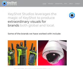 Keyshotstudios.com(KeyShot 3D Rendering Service) Screenshot