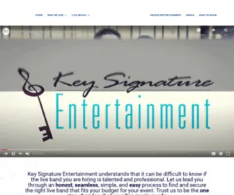 Keysignatureonline.com(Key Signature Entertainment) Screenshot