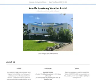 Keysluxuryrentals.com(Seaside Sanctuary Vacation Rental) Screenshot