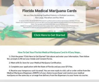 Keysmedcards.com(Florida Medical Marijuana Doctor) Screenshot