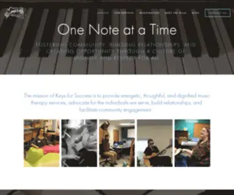 Keysmusictherapy.com(Keys for Success) Screenshot