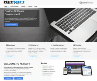 Keysoft.com.au(Custom FileMaker and Web Development) Screenshot