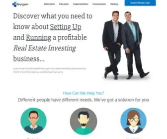 Keyspire.com(Real Estate Investing Education) Screenshot