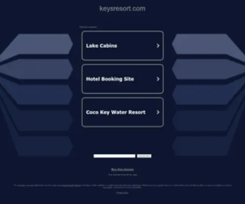 Keysresort.com(Keysresort) Screenshot