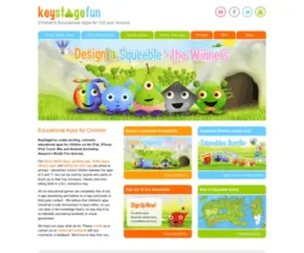 Keystagefun.co.uk(Educational Apps for Children) Screenshot