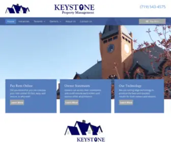 Keystone-Propertymanagement.com(Keystone Property Management in Pueblo) Screenshot