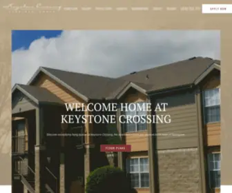 Keystonecrossingapts.net(Keystone Crossing) Screenshot