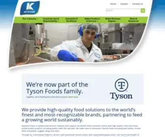 Keystonefoods.com(Tyson Foods) Screenshot