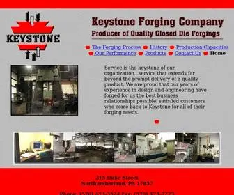 Keystoneforging.com(Keystone Forging) Screenshot