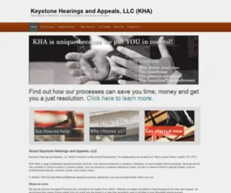 Keystonehearingsllc.com(Keystone Hearings and Appeals) Screenshot