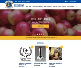 Keystonehomebrew.com(Keystone Homebrew Supply) Screenshot