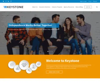 Keystoneinsgrp.com(Independent Insurance Agency Network) Screenshot