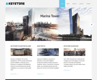 Keystoneinstallations.com.au(Facade Installers) Screenshot