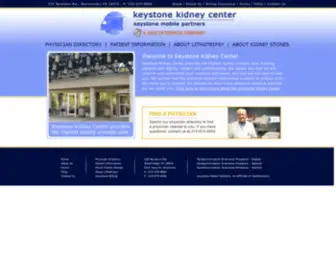 Keystonekidney.com(Keystone Kidney Center) Screenshot