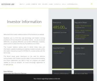 Keystonelaw-IR.co.uk(Investor Information) Screenshot